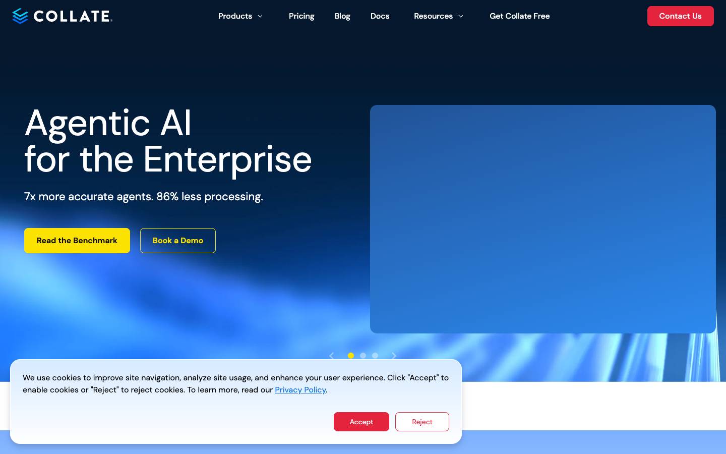 Collate's homepage, as read on Oct 6, 2026