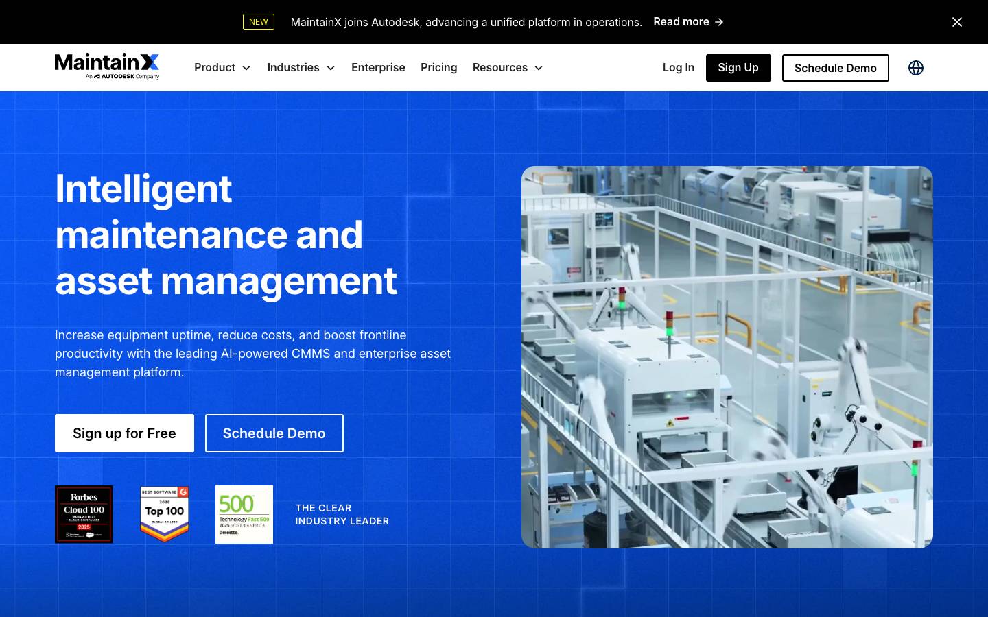 Getmaintainx's homepage, as read on Oct 2, 2026