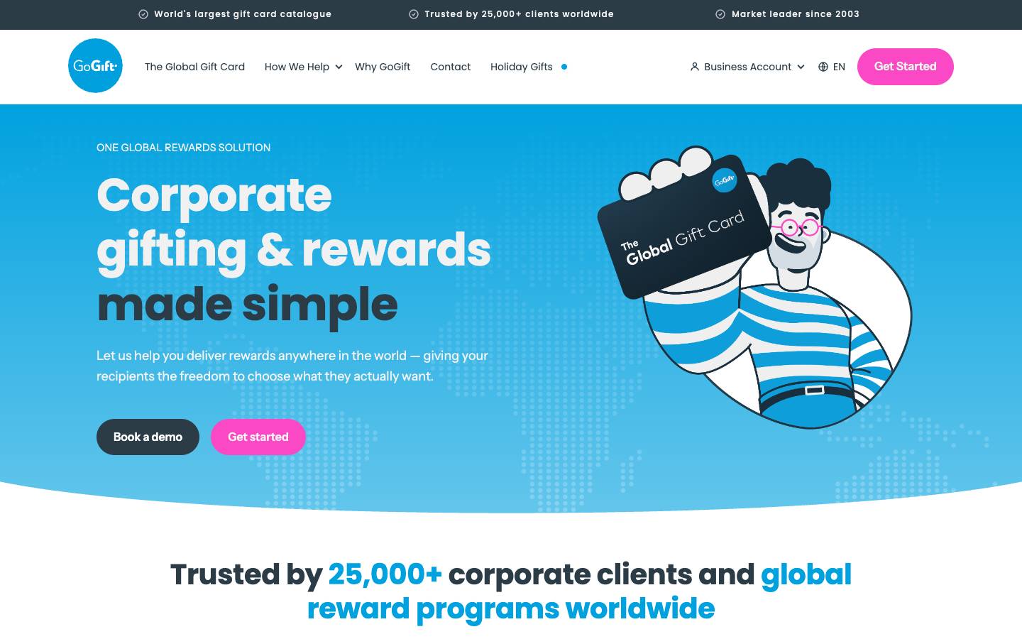 GoGift's homepage, as read on Oct 2, 2026