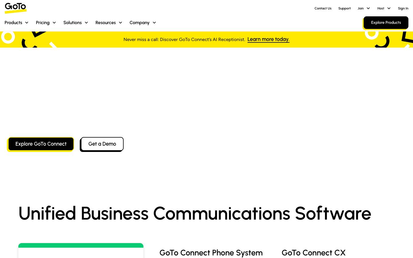 Gotomeeting's homepage, as read on Oct 4, 2026