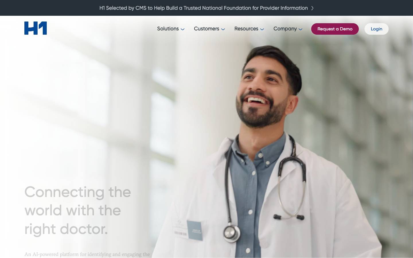 H1's homepage, as read on Oct 2, 2026