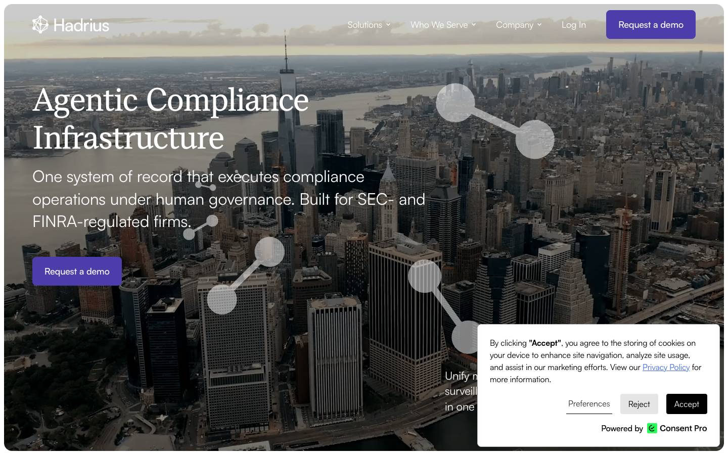 Hadrius's homepage, as read on Oct 4, 2026