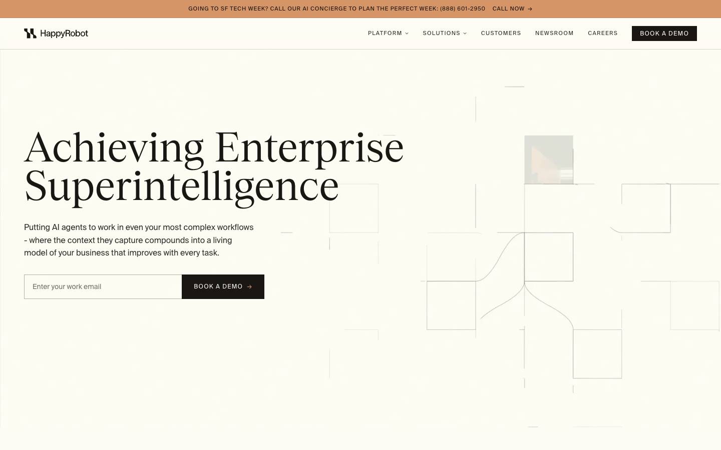 HappyRobot's homepage, as read on Oct 2, 2026