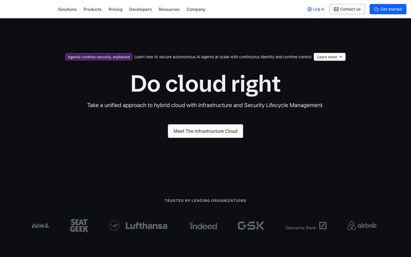HashiCorp's homepage, as read on Oct 2, 2026