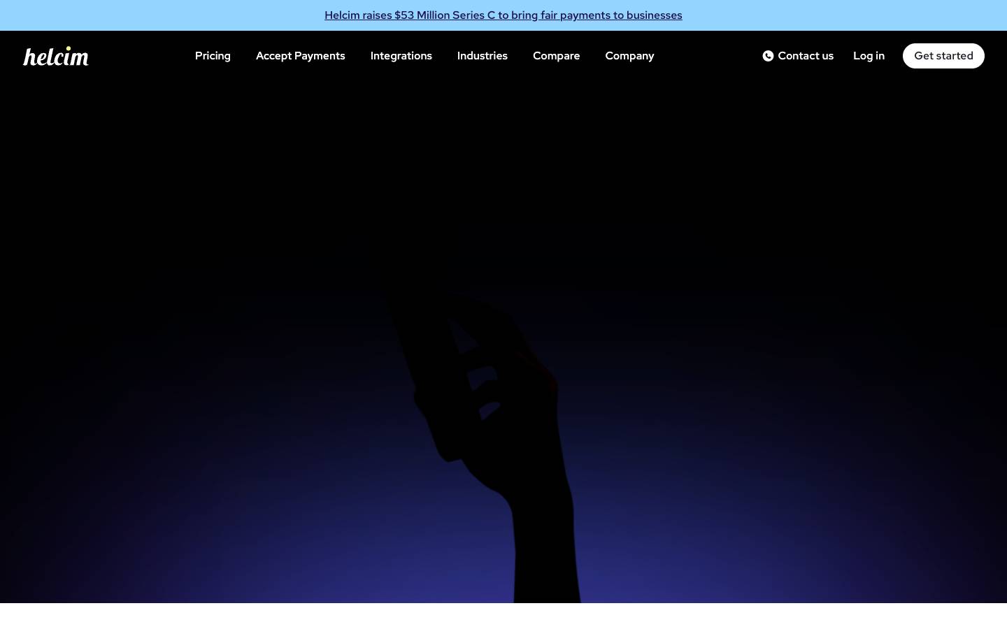 Helcim's homepage, as read on Oct 2, 2026