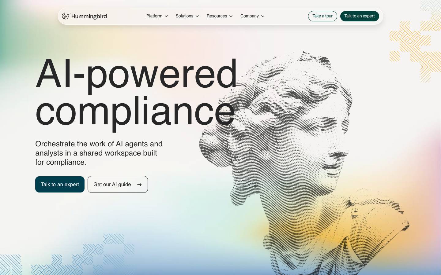 Hummingbird's homepage, as read on Oct 2, 2026