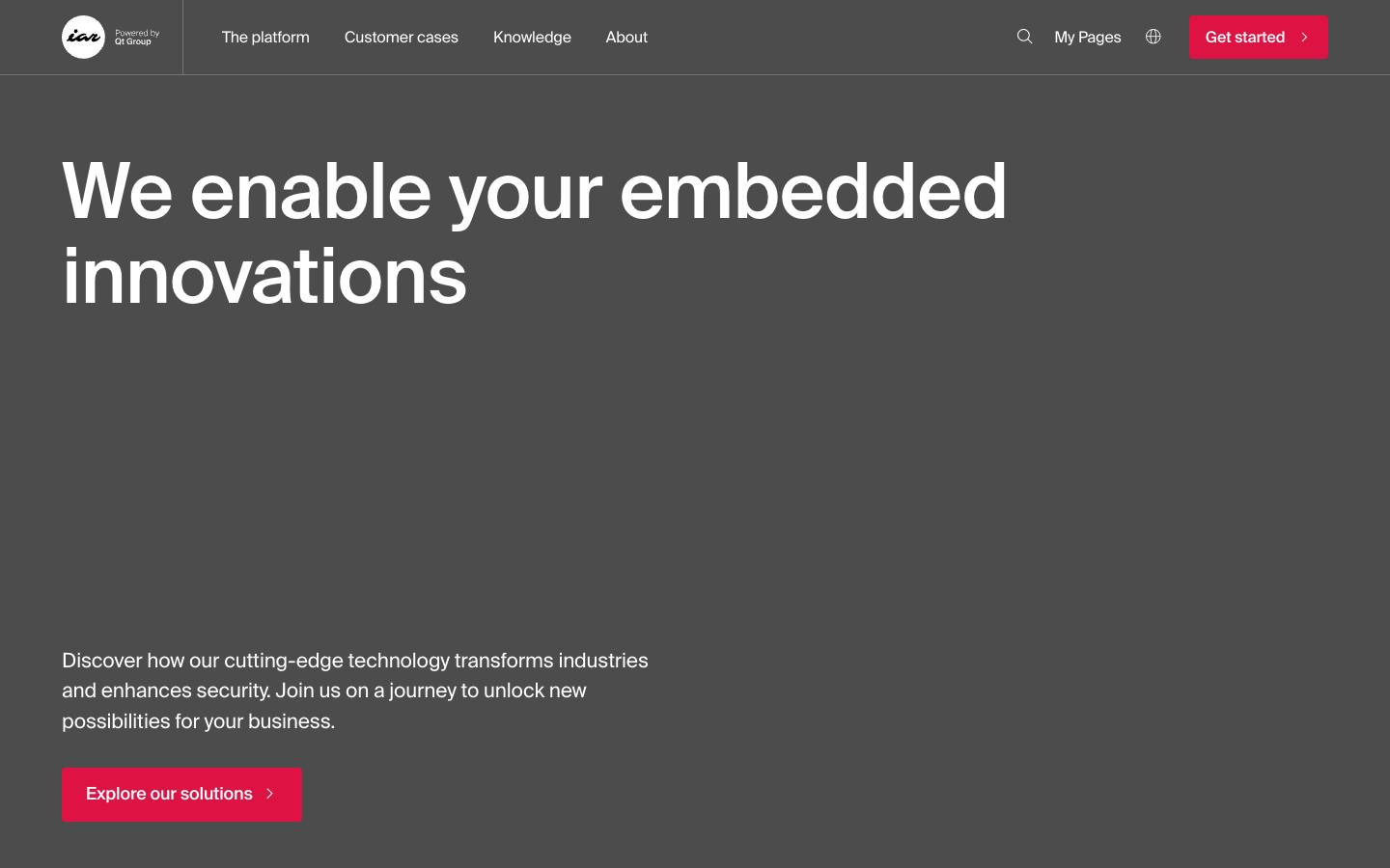 IAR Systems's homepage, as read on Oct 6, 2026