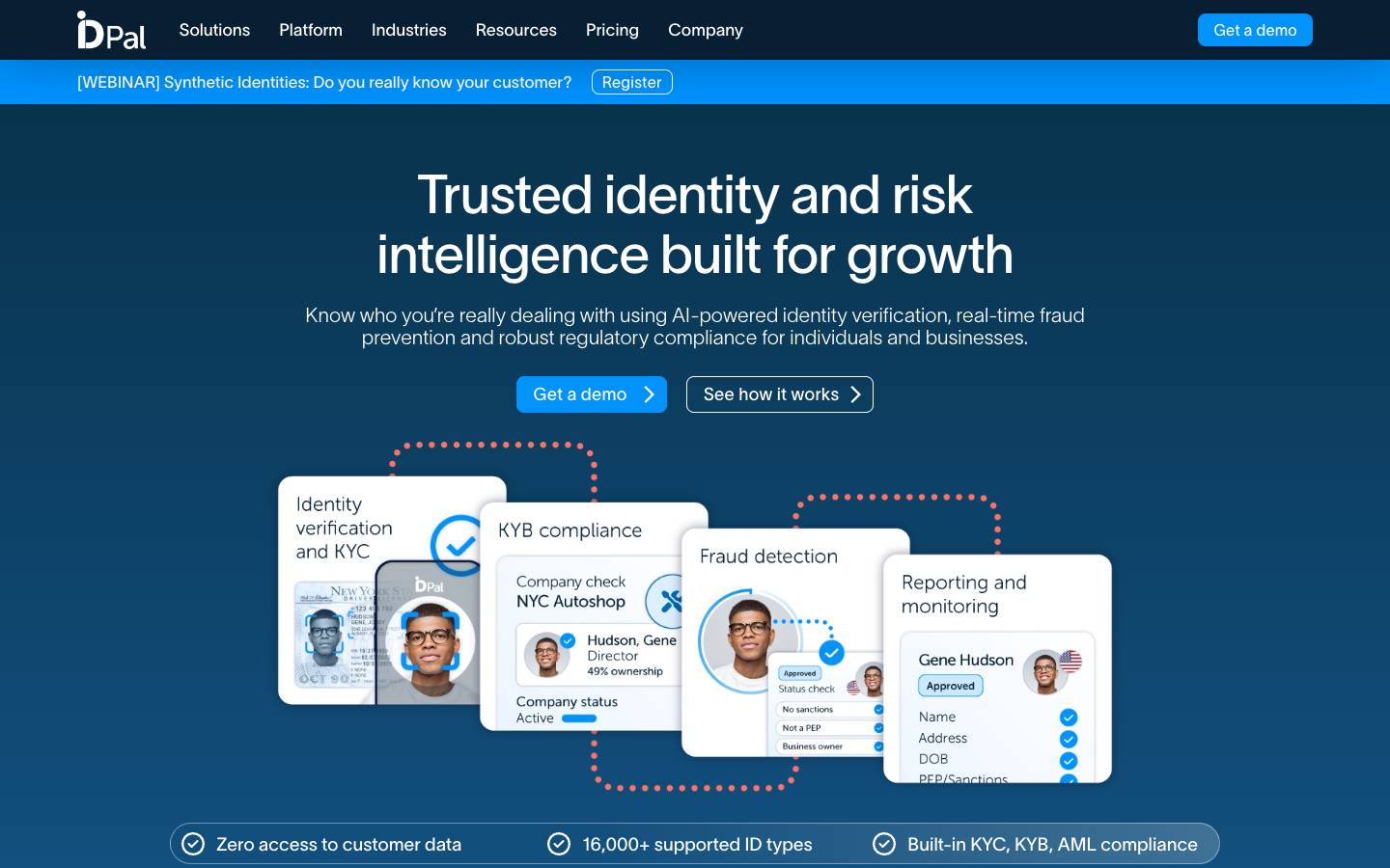 ID-Pal's homepage, as read on Oct 2, 2026