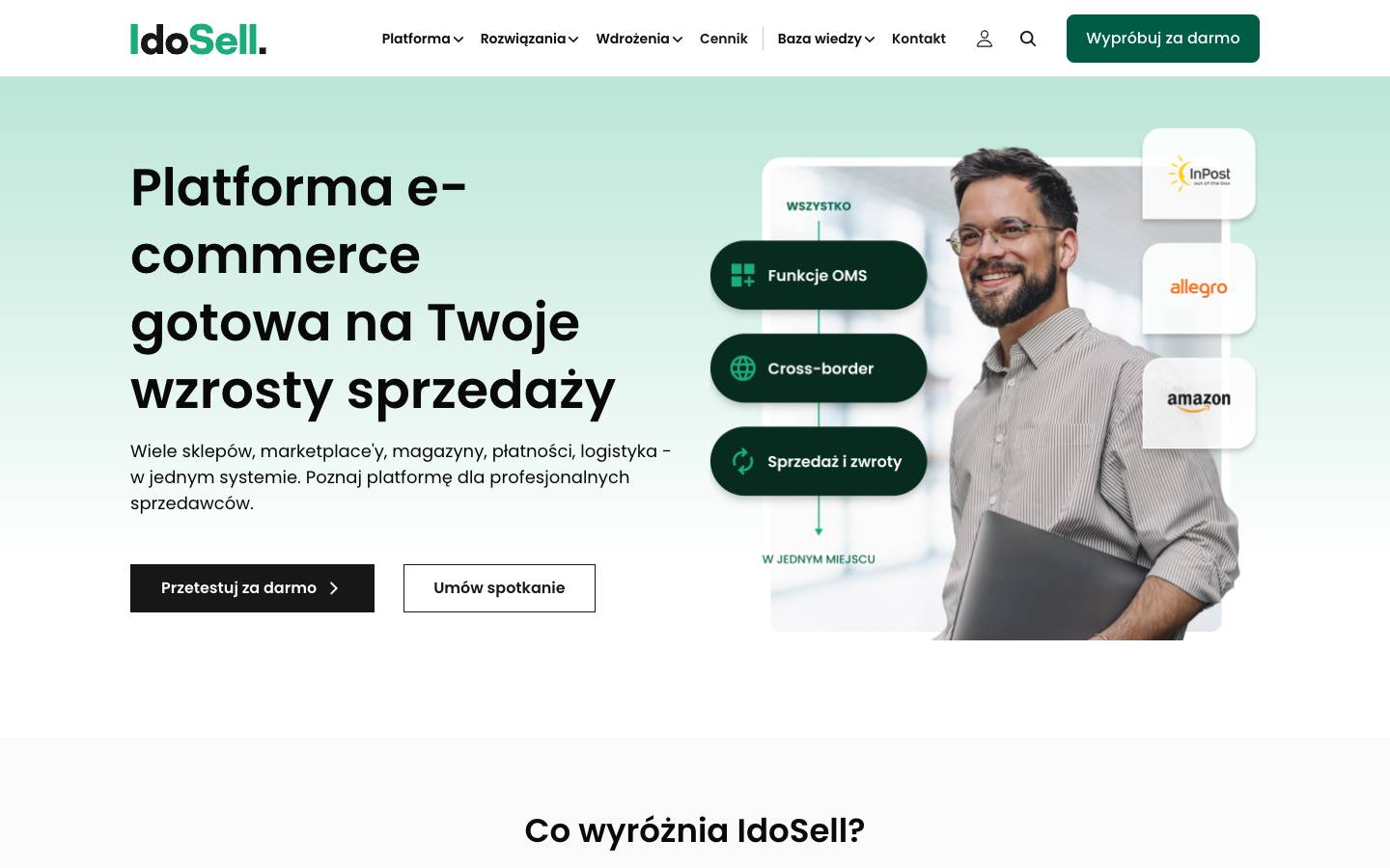 IdoSell's homepage, as read on Oct 2, 2026