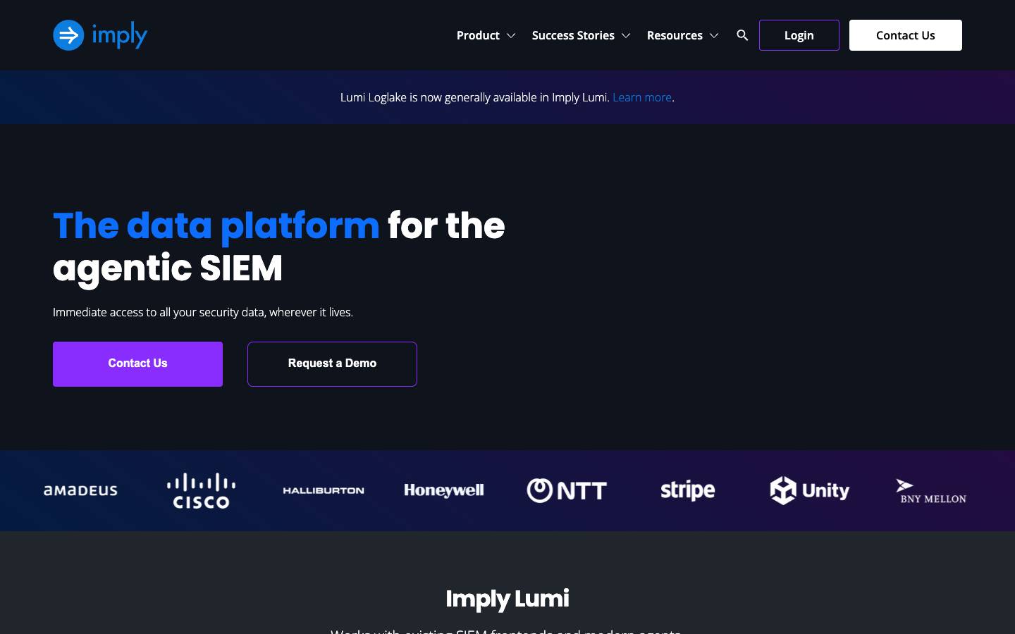 Imply's homepage, as read on Oct 2, 2026