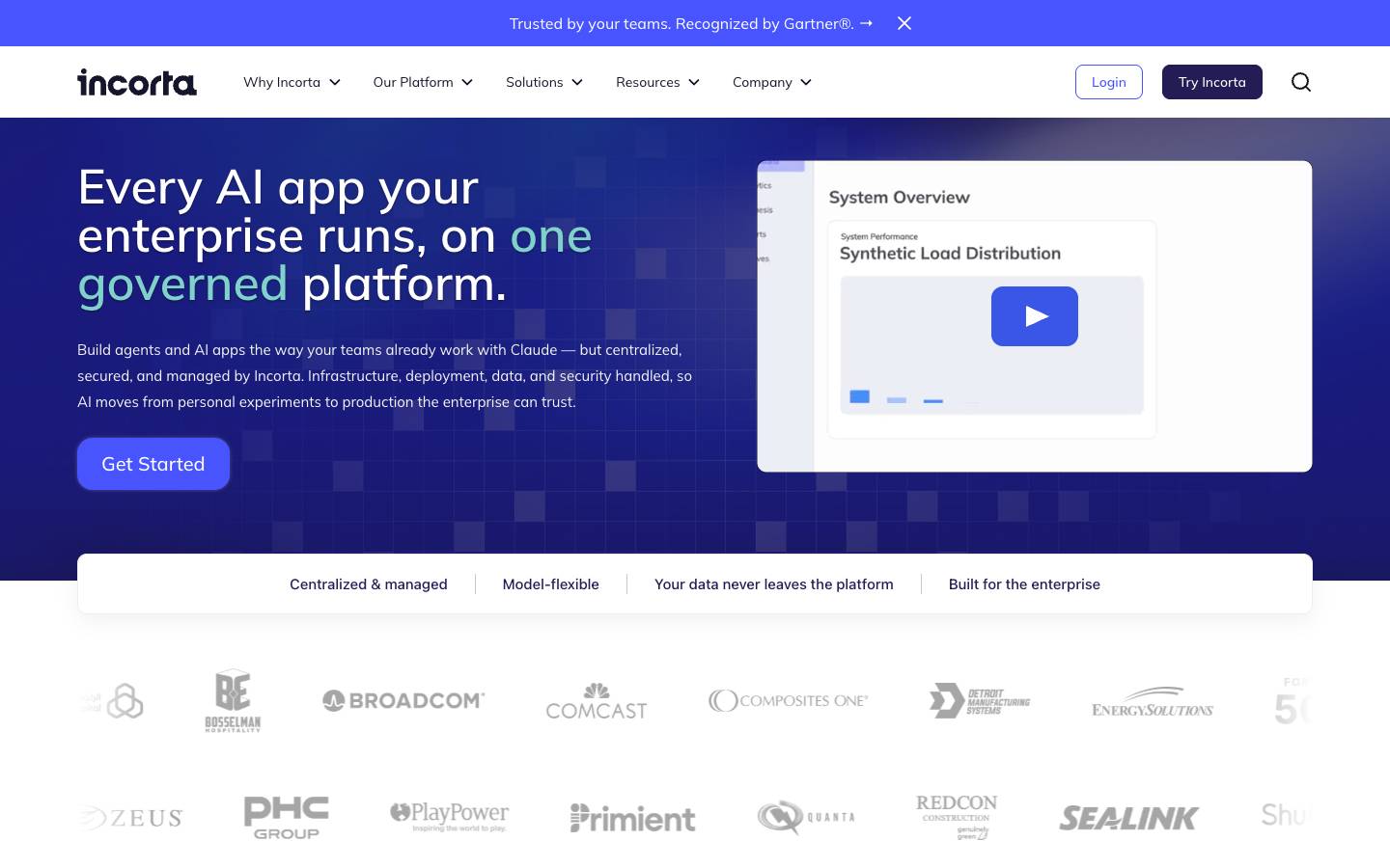Incorta's homepage, as read on Oct 2, 2026