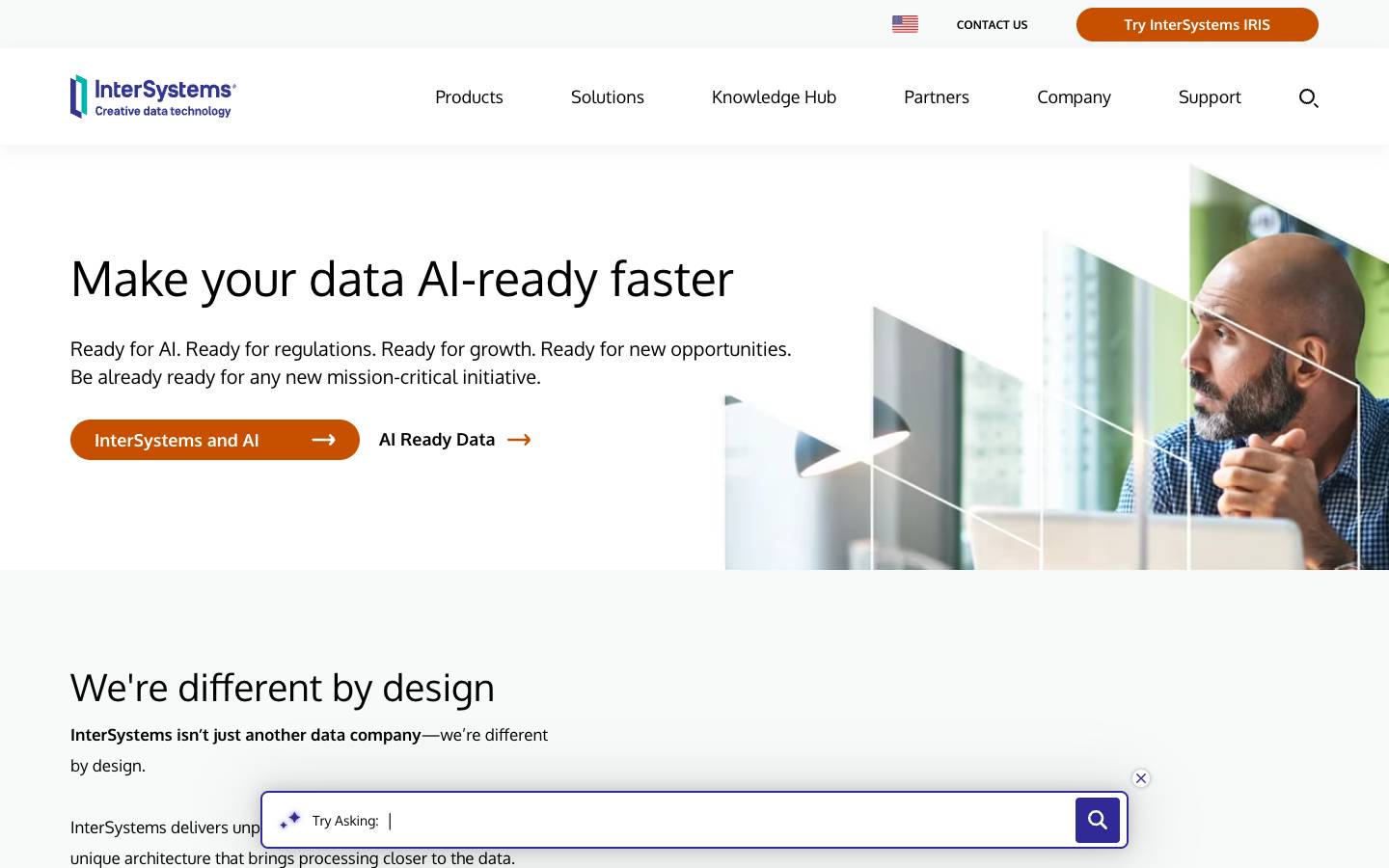 Intersystems's homepage, as read on Oct 2, 2026