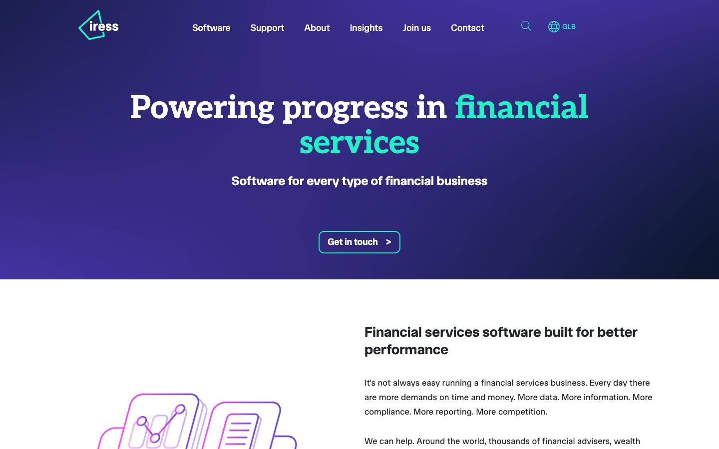 IRESS's homepage, as read on Oct 2, 2026