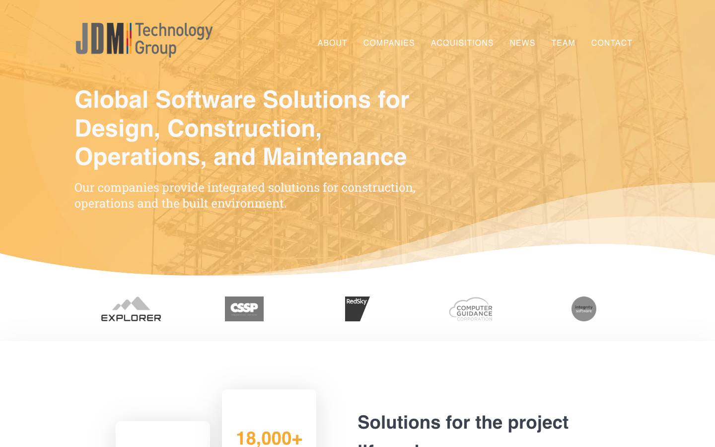 JDM Technology Group's homepage, as read on Oct 2, 2026