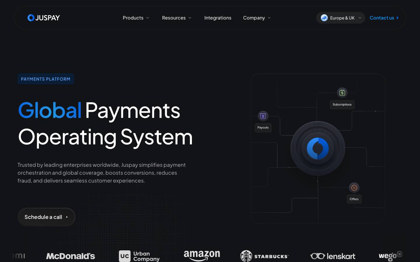 Juspay's homepage, as read on Oct 2, 2026