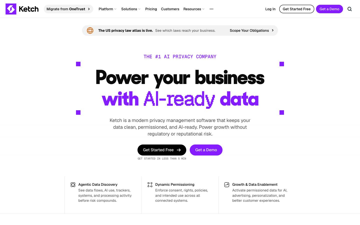 Ketch's homepage, as read on Oct 2, 2026