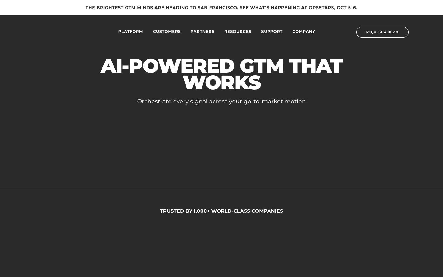 LeanData's homepage, as read on Oct 2, 2026