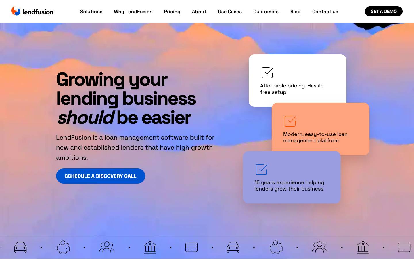LendFusion's homepage, as read on Oct 2, 2026