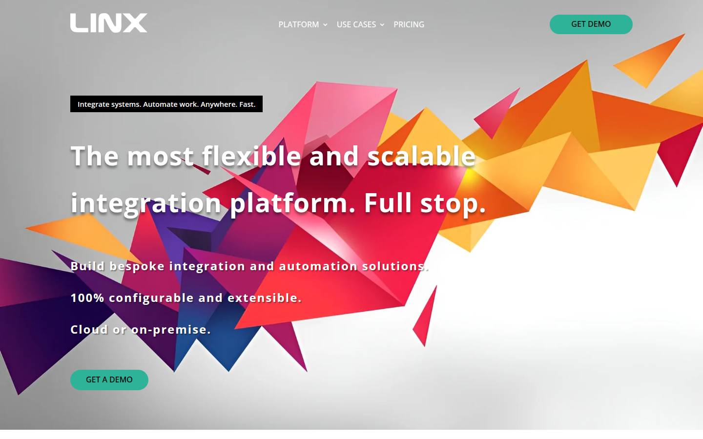 Linx's homepage, as read on Oct 3, 2026