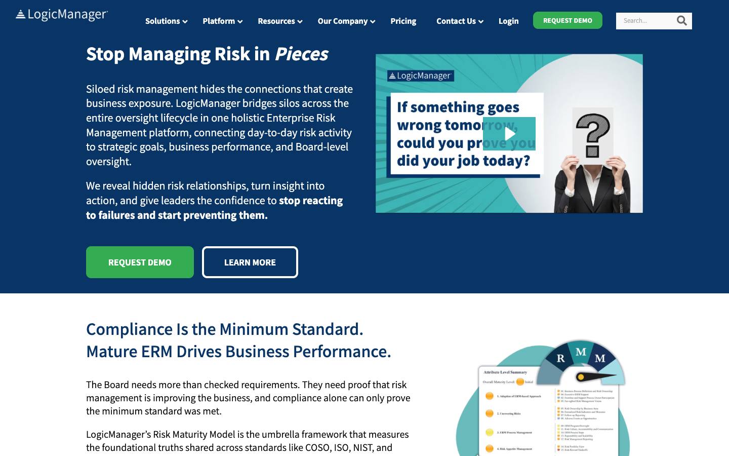 LogicManager's homepage, as read on Oct 2, 2026