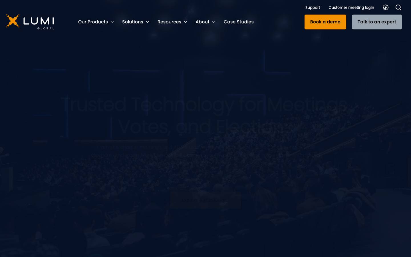 Lumi Global's homepage, as read on Oct 6, 2026