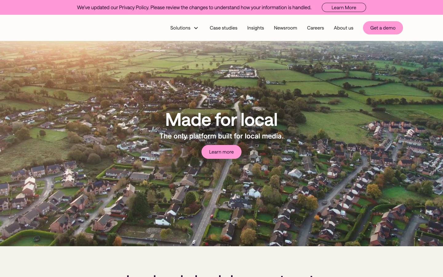 MadHive's homepage, as read on Oct 2, 2026