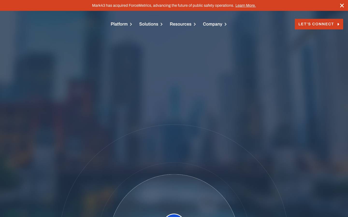 Mark43's homepage, as read on Oct 2, 2026