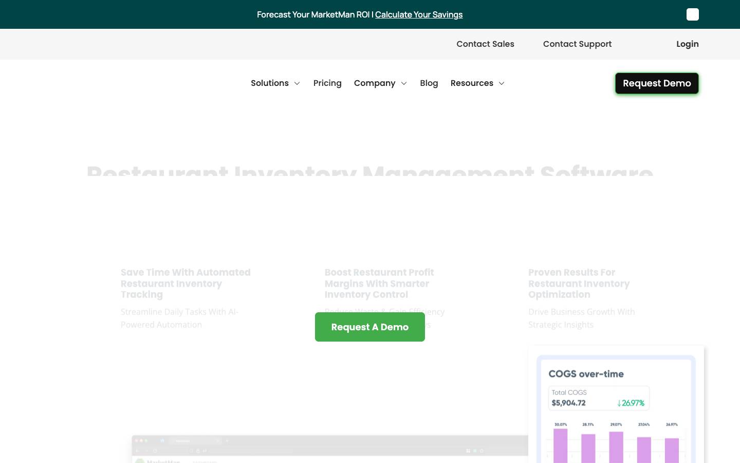 MarketMan's homepage, as read on Oct 6, 2026