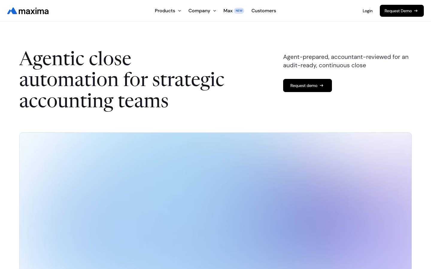 Maxima's homepage, as read on Oct 3, 2026