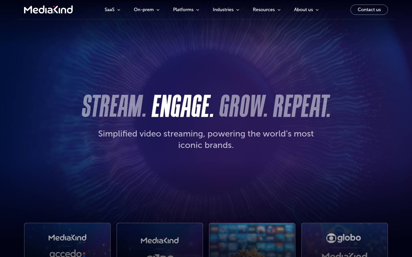 MediaKind's homepage, as read on Oct 3, 2026