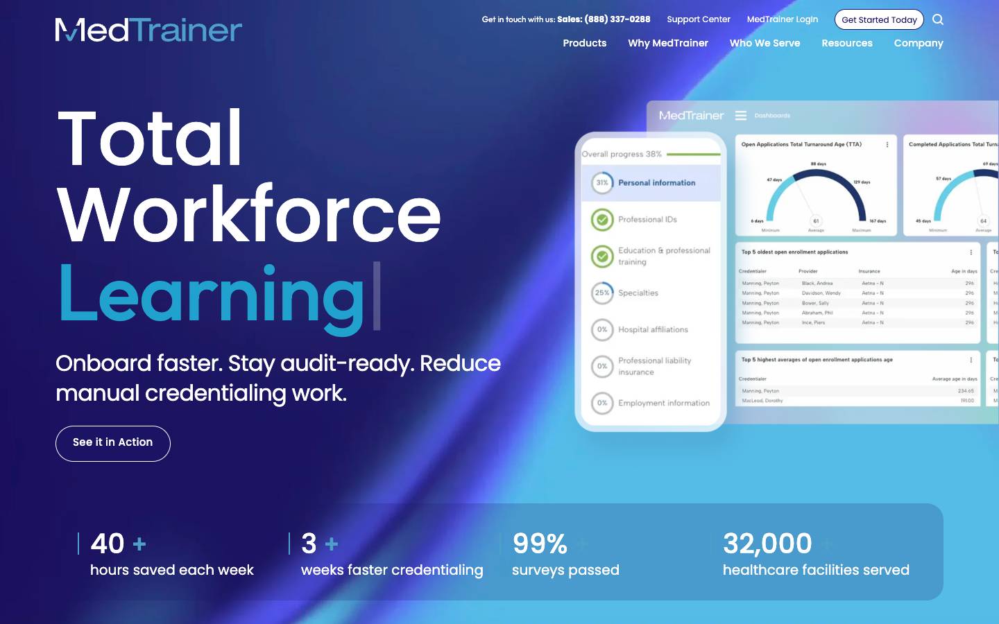 MedTrainer's homepage, as read on Oct 2, 2026