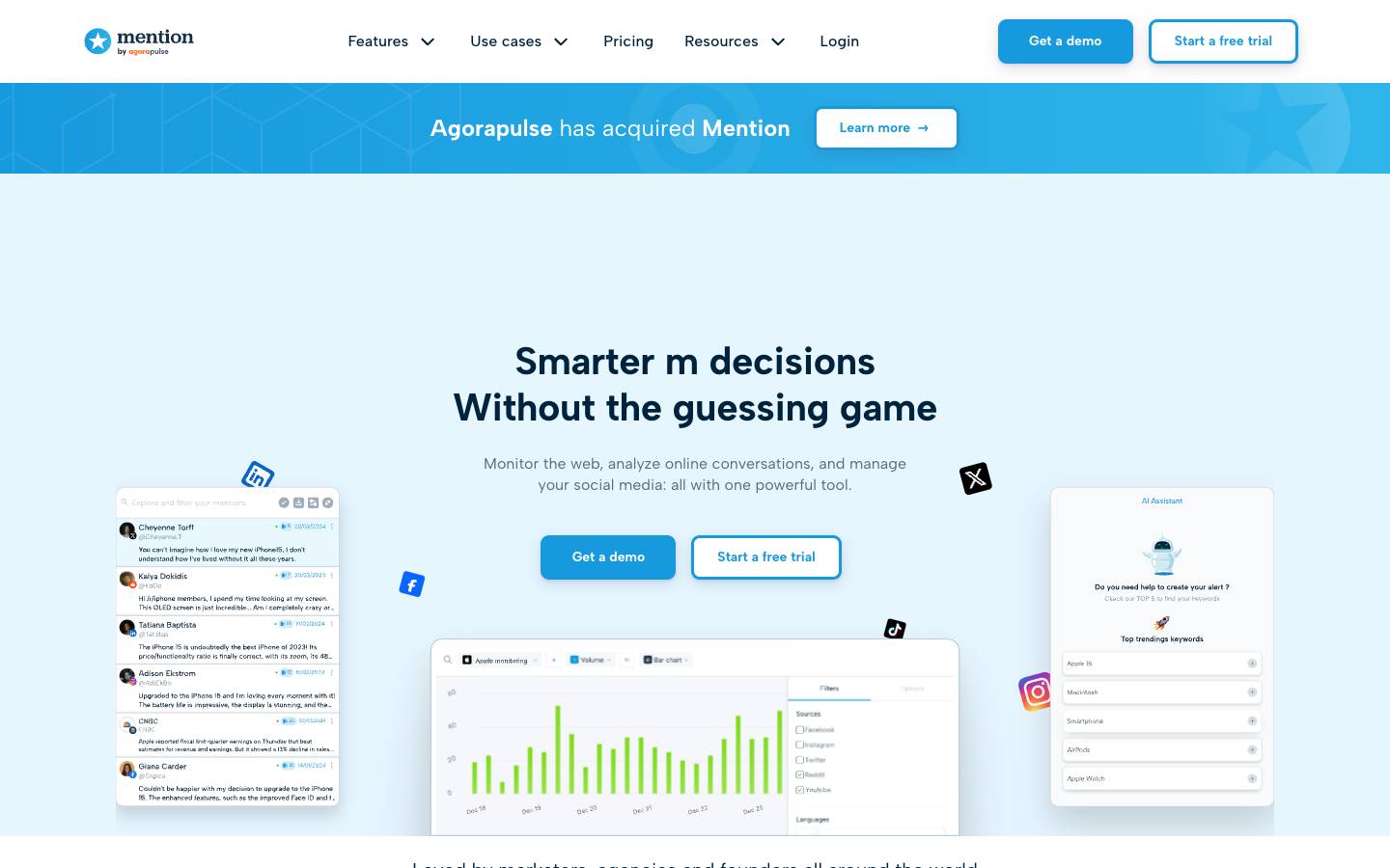 Mention's homepage, as read on Oct 2, 2026