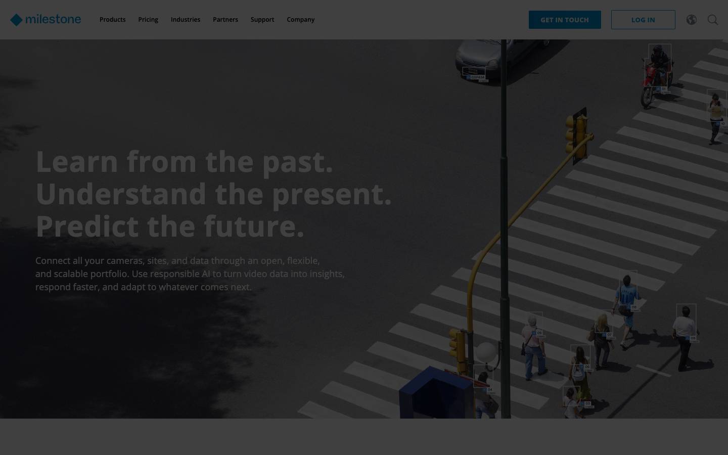 Milestone's homepage, as read on Oct 2, 2026