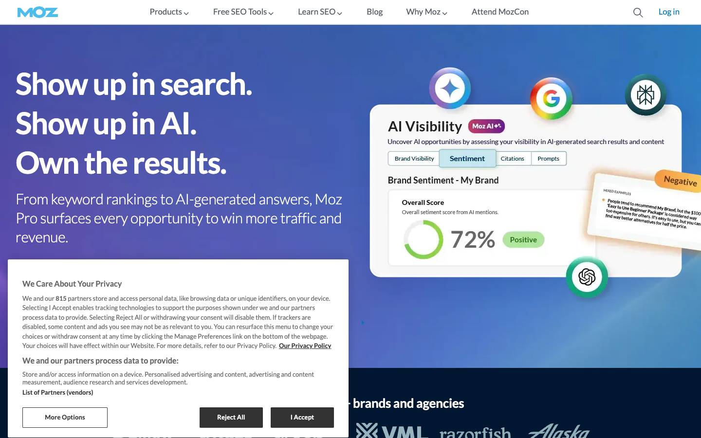 Moz's homepage, as read on Oct 2, 2026