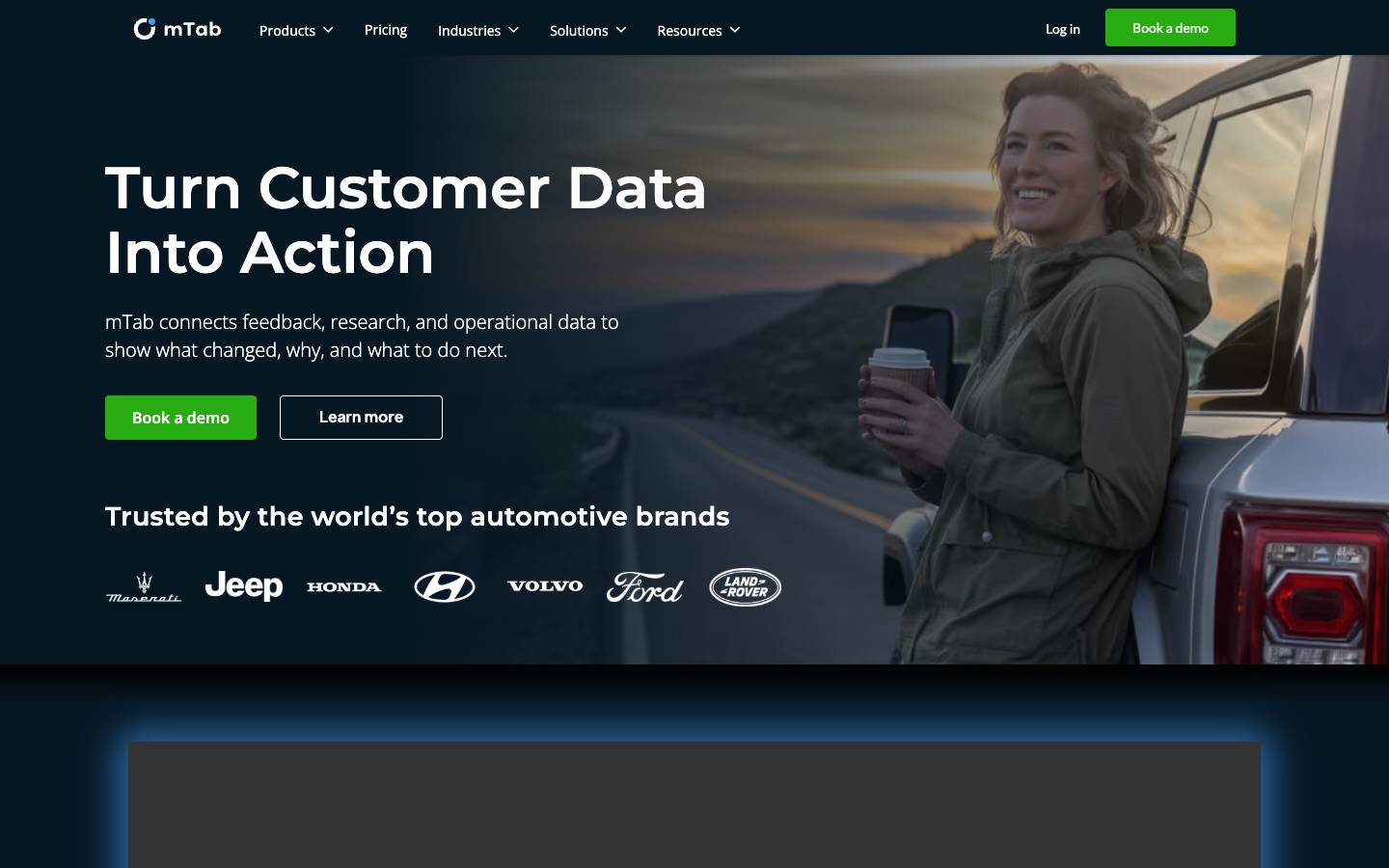 mTAB's homepage, as read on Oct 6, 2026