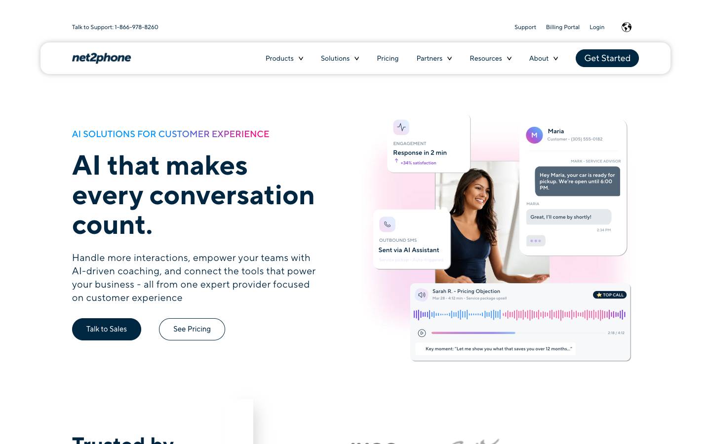 net2phone's homepage, as read on Oct 2, 2026