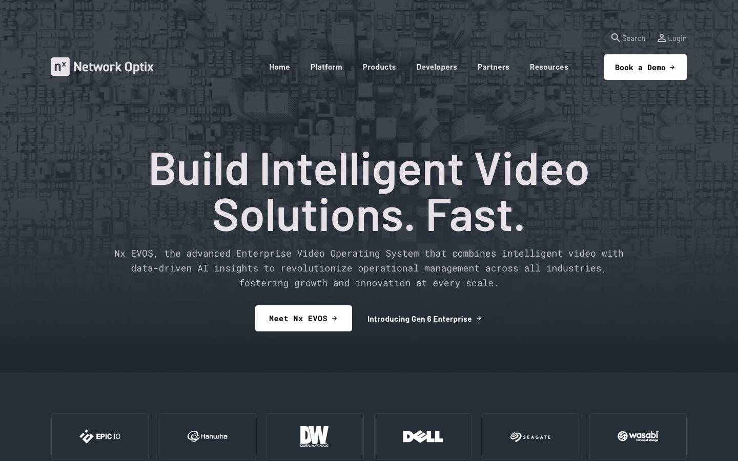 Network Optix's homepage, as read on Oct 2, 2026