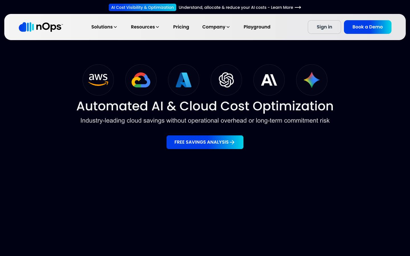 nOps's homepage, as read on Oct 2, 2026