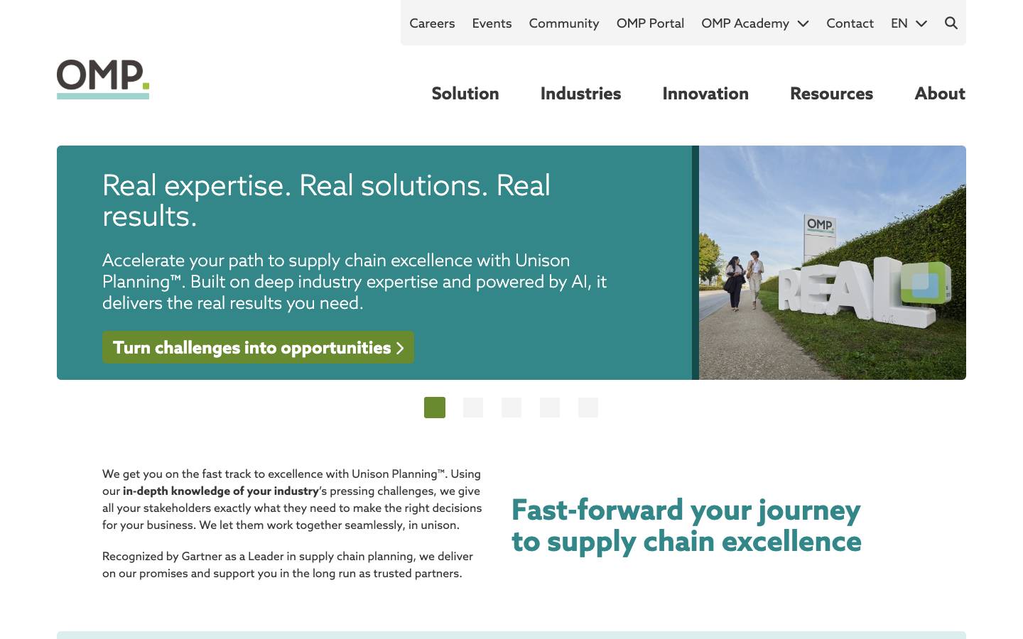 Omp's homepage, as read on Oct 2, 2026
