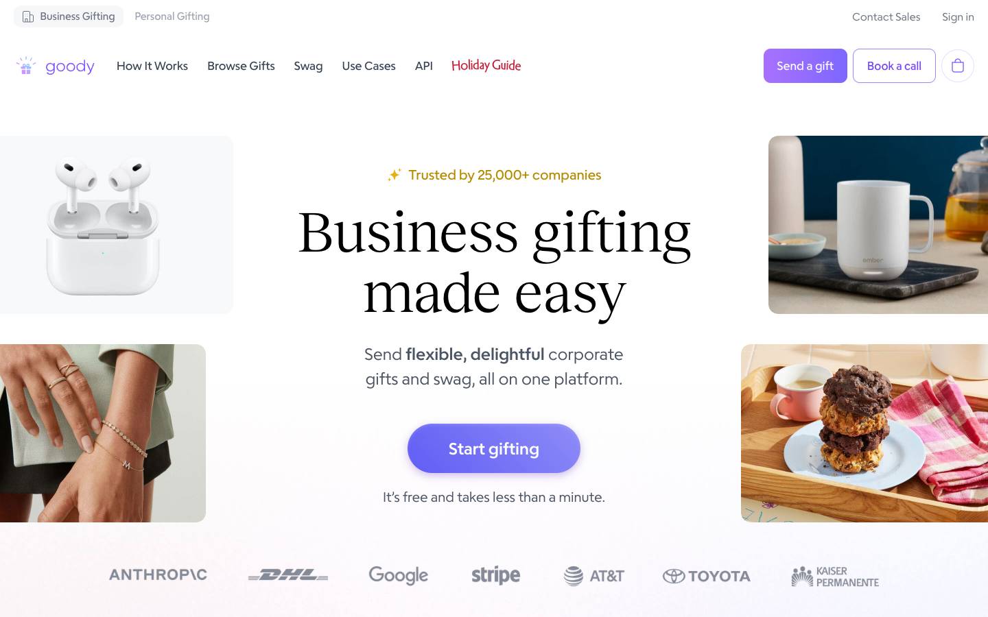Ongoody's homepage, as read on Oct 2, 2026