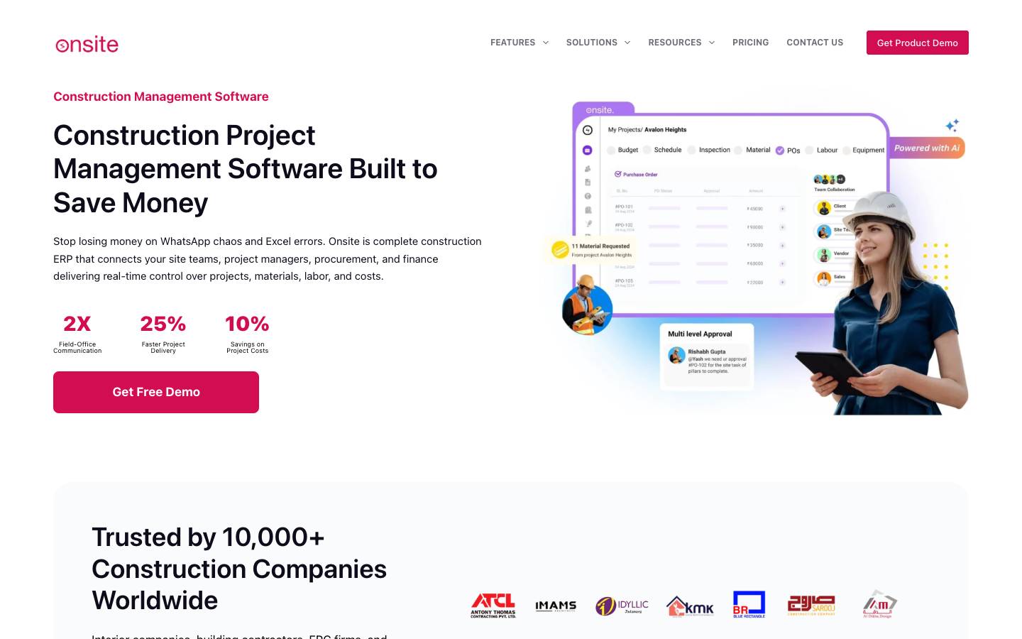 Onsiteteams's homepage, as read on Oct 2, 2026