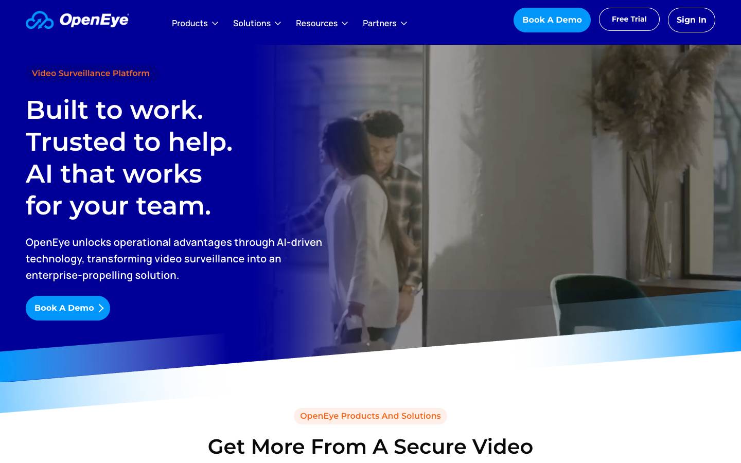 OpenEye's homepage, as read on Oct 2, 2026