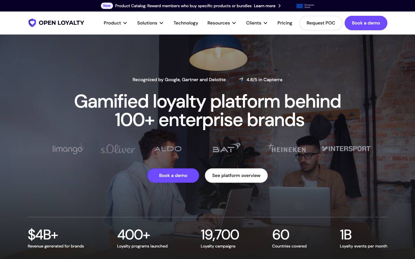 Openloyalty's homepage, as read on Oct 2, 2026