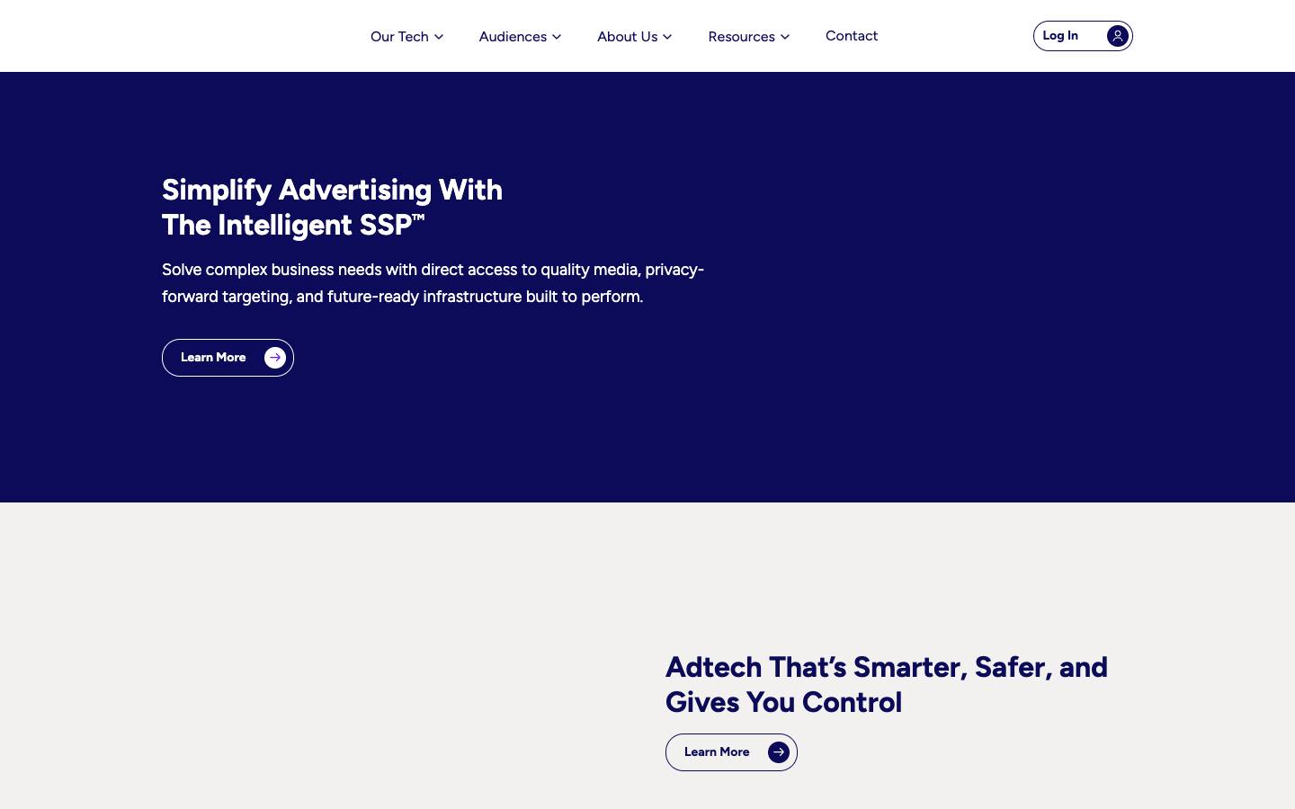 OpenX's homepage, as read on Oct 2, 2026