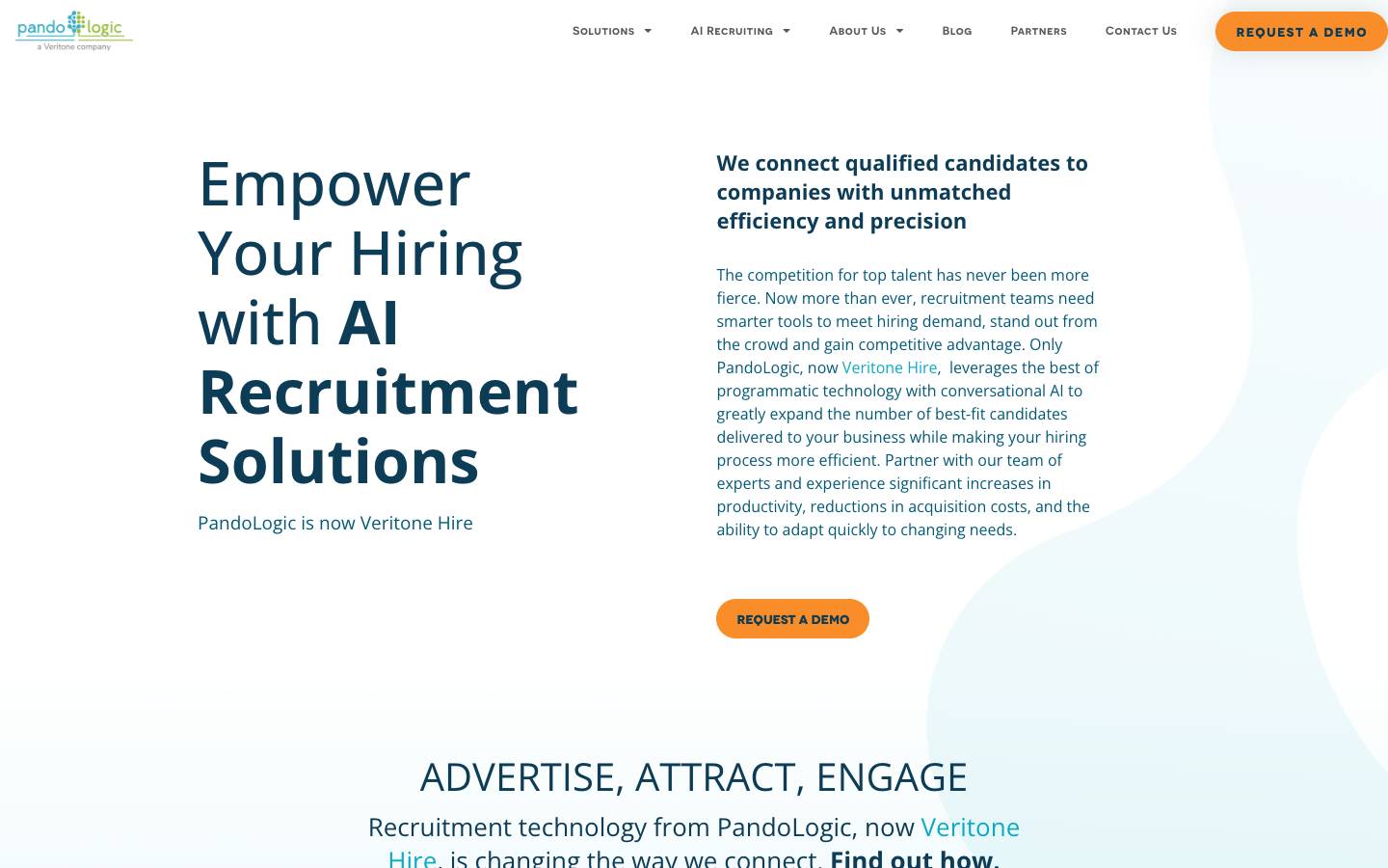 PandoLogic's homepage, as read on Oct 2, 2026