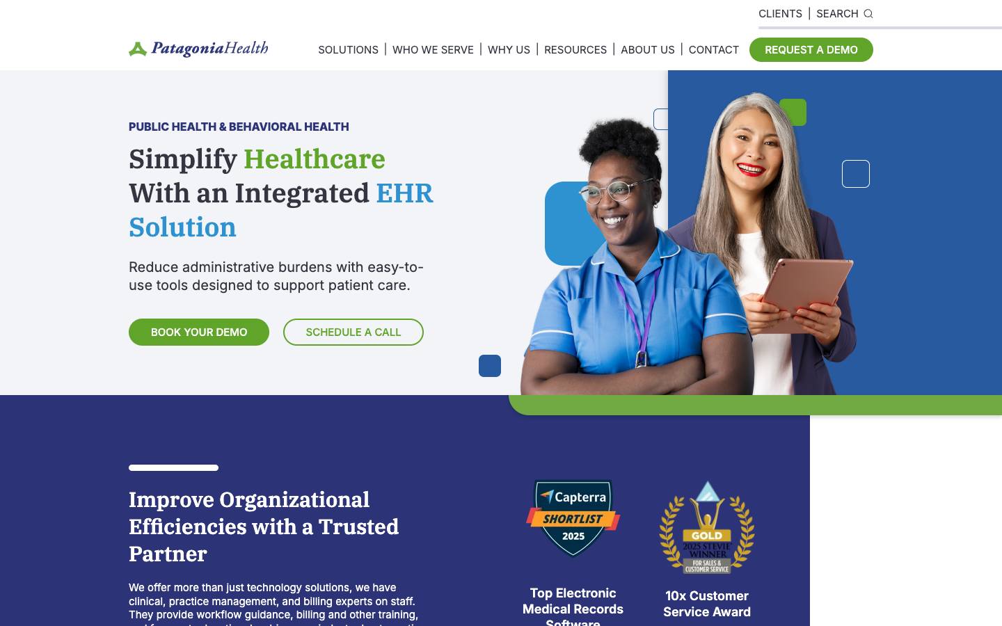 Patagonia Health's homepage, as read on Oct 2, 2026