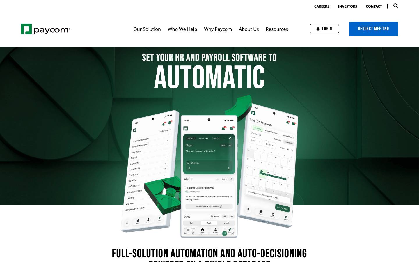 Paycom's homepage, as read on Oct 2, 2026