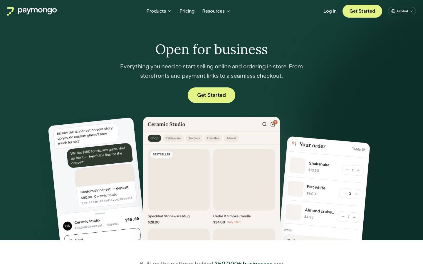 PayMongo's homepage, as read on Oct 2, 2026
