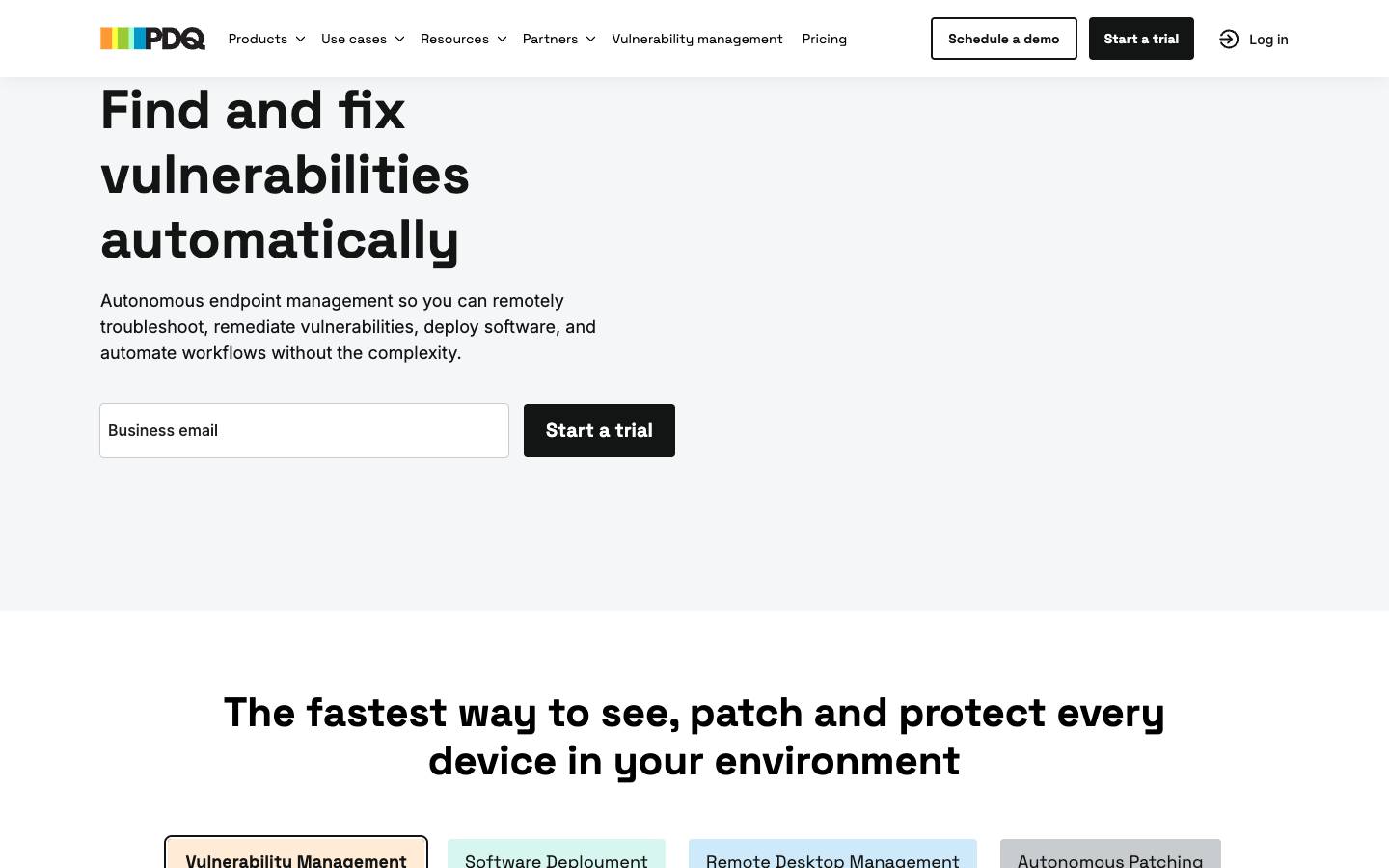 PDQ's homepage, as read on Oct 2, 2026