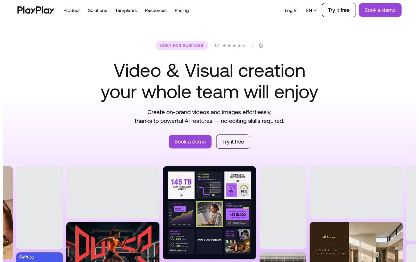 Playplay's homepage, as read on Oct 2, 2026